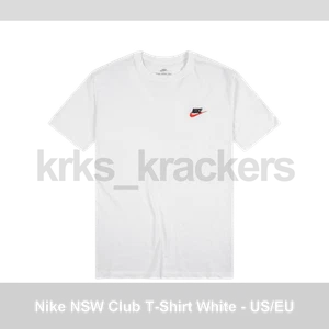 Nike NSW Club T-Shirt White - US/EU - Picture 1 of 2