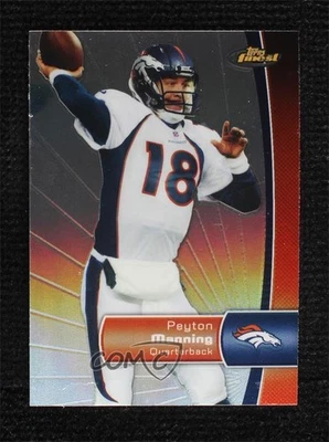 2012 Topps Finest Refractor Peyton Manning #60 HOF - Image 1 of 3