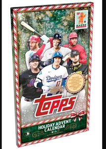 Calendario dell'avvento natalizio sigillato Topps Baseball 2025 PREVENDITA! - Foto 1 di 1