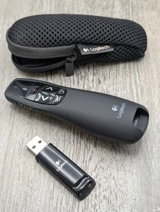 Logitech Presentation Clicker For PowerPoint Laser Pointer USB Receiver - Picture 1 of 7