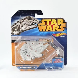 Star Wars Hot Wheels Millenium Falcon CGW52 2014 Die-Cast Starships Vehicle NIB - Picture 1 of 7