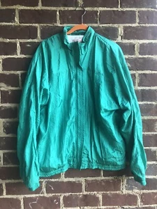 A J Apollo Neon Great Windbreaker Women’s sz L Vintage 90’ S PreOwned Bright! - Picture 1 of 11