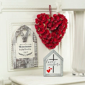 Fun Express Religious Valentine’s Day Home Decorating Kit - 3 Pc - Picture 1 of 2