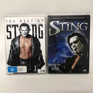 WWE The Best of Sting Wrestling 3 Discs + Moment Of Truth Bundle Set Lot AUS - Picture 1 of 16