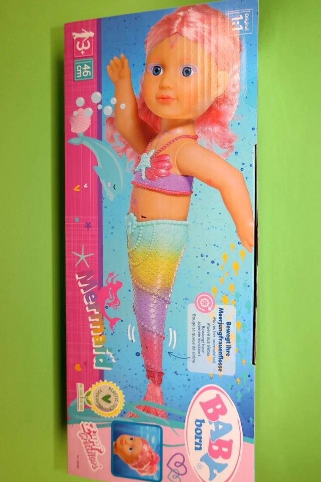 Zapf Creation BABY born  Little Puppe  Mermaid 46 cm - Bild 1 von 3