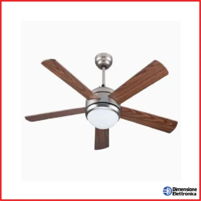 Ventilatore Soffitto con Luce e Telecomando Agitatore Silenzioso CFG Oasi ev081 - Immagine 1 di 4