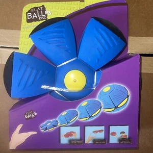 Hund Kinder Spielzeug Ball/Scheibe Magic Transforming Werfen Sie eine Scheibe Fangen Sie einen Ball Neu Geschenk - Bild 1 von 2