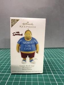 Hallmark Keepsake: The Simpsons Comic Book Guy Ornament 2011 SDCC - Bild 1 von 5