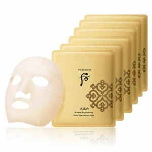 [The History of Whoo] CHEONGIDAN Hwahyeon  Gold Ampoule Mask 6Sheets - Picture 1 of 3