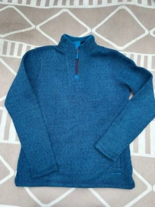 Jersey Weird Fish para mujer talla 14 1/4 cremallera azul cuarto cremallera exterior - Imagen 1 de 7