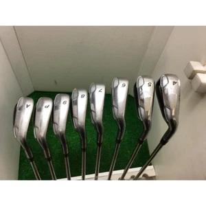 TaylorMade BURNER PLUS Iron set 8pcs 4-9+Pw,Aw RE-AX 85 Flex Regular RH 【Good】 - Picture 1 of 6