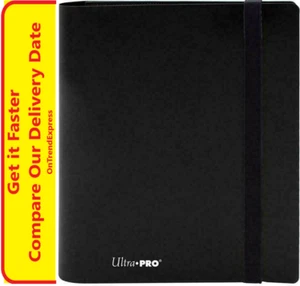 Álbum Ultra Pro Eclipse Binder 20 x 4 páginas de bolsillo tiene capacidad para 160 tarjetas coleccionables NEGRO - Imagen 1 de 4