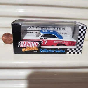 RCCA 1991 1/64 #87 CURTIS TURNER Kosin's Auto Parts 1963 Ford WHITE BlanketORDER - Picture 1 of 5