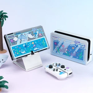  GeekShare OLED Dock Cover for Nintendo Switch OLED Protective Case HardShell PC - Picture 1 of 17