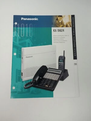 Vintage Panasonic KX-TA624 Advanced Hybrid Telephone System Brochure (2000)  - Image 1 of 4