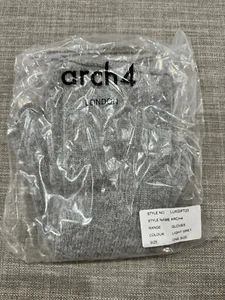 Arch4 100 % Kaschmir Handschuhe hellgrau verlängerte Manschetten neu Einheitsgröße KOSTENLOSER Versand! - Bild 1 von 2