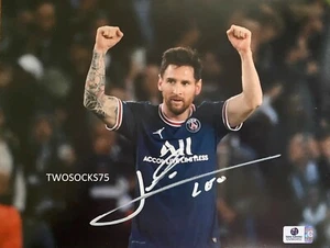 Lionel Messi Paris Saint-Germain Signed Autographed 8x10 reprint Photo - Picture 1 of 1