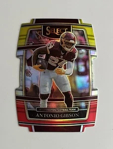 2021 Panini Select ANTONIO GIBSON Red Yellow Die-Cut PRIZM - Picture 1 of 1