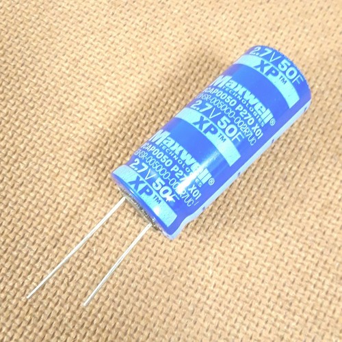 50F Supercapacitor – 2.7V Ultracapacitor, Very Low ESR, High-Capacity Energy Storage