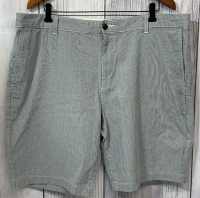 Pantalón corto Docker's Train Conductor a rayas para hombre 100 % algodón frente plano talla 42 Foto 1 de 4