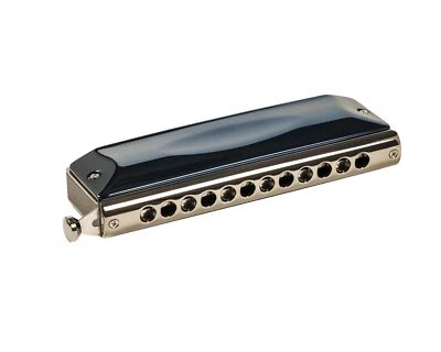 Suzuki G-48 Chromatic Harmonica Gregore Series Metal Cover Model Blue w/case New - Image 1 of 4