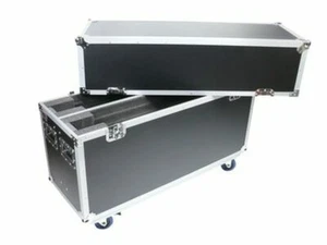 OSP Adjustable ATA Road Case w/ Wheels for Two up to 55" LED TV Screens - Picture 1 of 7