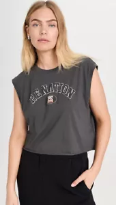 Minor Defect! Pe Nation Solrad Tank Cropped Sleeveless T-shirt Workout Crew Tops - Picture 1 of 6