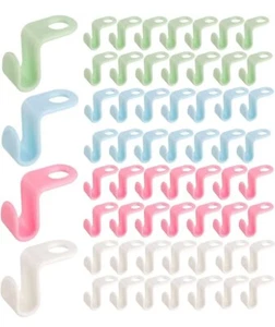Clothes Hanger Connector Hooks 20 PCS - Hooks for Hangers to Save Space B*J - Picture 1 of 5