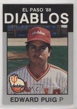1988 Best El Paso Diablos Platinum Ed Puig Edward Puig #22