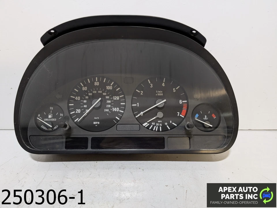 OEM 2004-2006 BMW X5 3.0L INSTRUMENT CLUSTER GAUGES SPEEDOMETER - Image 1 of 4