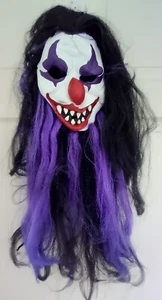 Scary Clown Horror Theme Fancy Dress Costume Headwear Mask Stag & Hen - Picture 1 of 1