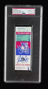 Nolan Ryan Signed 1979 World Series Ticket - Autograph Graded PSA 10 - Picture 1 of 2