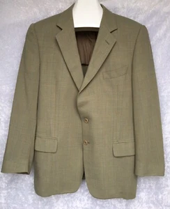 Ermenegildo Zegna Soft Sport Coat Jacket Blazer Unconstructed Brown Tan Striped - Picture 1 of 12