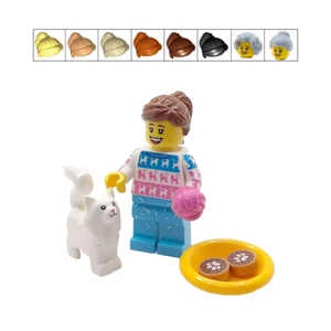 Genuine LEGO Cat Lover Gift Female & Maine Coon Pet Minifigures Mothers Day - Picture 1 of 5