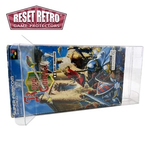 Schutzhüllen Super Famicom Spiele OVP 0,5 game protectors Reset Retro box Hülle - Photo 1/7