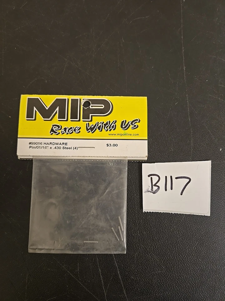 MIP 99016 Hardware Pin/01/16" X .430 Steel (4) - Image 1 of 1