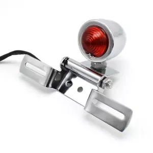 Luz trasera universal para motocicleta soporte para matrícula luces de freno café corredor - Imagen 1 de 6