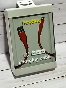 Heyday USB A to Apple iPhone Charging & Data Cable Red 6ft - Picture 1 of 1
