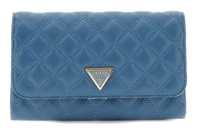 GUESS Giully Mini Xbody Flap Organizer Umhängetasche Tasche Slate blau - Bild 1 von 3