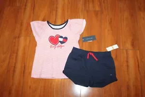 NWT GIRLS TOMMY HILFIGER SZ 5 SHIRT, SHORTS - Picture 1 of 3