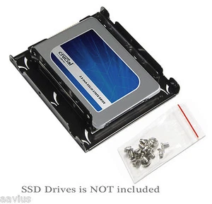 SSD/2.5" to 3.5" HD Internal Hardrive Bay Converter Mounting Adapter for Desktop - Picture 1 of 5