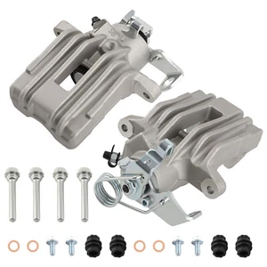 2x Rear Brake Calipers for VW Golf Audi A3 1.4 1.6 1.8T 1.9TDI 2.0 LEFT + RIGHT - Picture 1 of 12