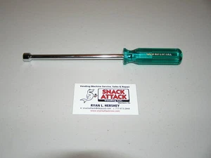 MARS, COINCO, CONLUX & MAKA BILL VALIDATOR 11/32" NUT DRIVER / Free Ship! - Picture 1 of 4