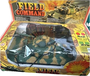 Nuovo Echo Field Command Army Tank giocattolo vintage 1985 batteria telecomando RARO - Foto 1 di 5