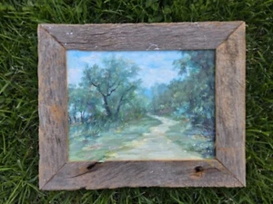 DUSAN CIRAN IMPRESSIONIST OIL ON PANEL #1 "PATH THROUGH THE WOODS" - Picture 1 of 2