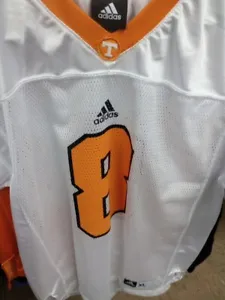 VTG Adidas Tennessee Volunteers Football Jersey Youth X- Large White #8 (NEW) - Picture 1 of 8