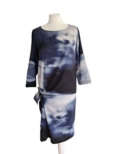 I Say Womens Tie-Dye Pattern Side Tie Short Sleeve Heidi Dress ~ Small/UK 8-10. - Picture 1 of 16