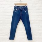 Levi's || 501 Skinny Button Fly Hochhausjeans in Salsa Distressed 27