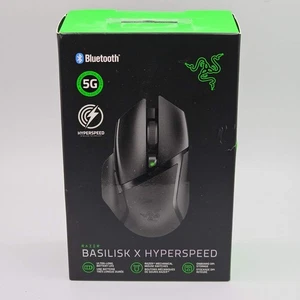 New Razer Basilisk X Hyperspeed Wireless Optical Gaming Mouse RC30-031501 - Picture 1 of 7