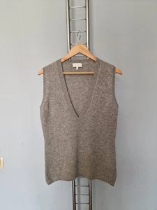 Damen PETER HAHN CASHMERE 100 % Kaschmir Cashmere Grau Weste Pullover Gr. 40 - Bild 1 von 5